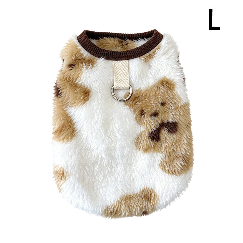 Pet Plush Pull-Tab Vest
