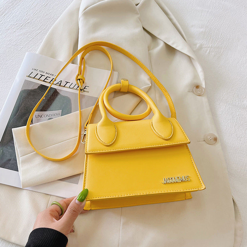 Stylized Flap Handbag