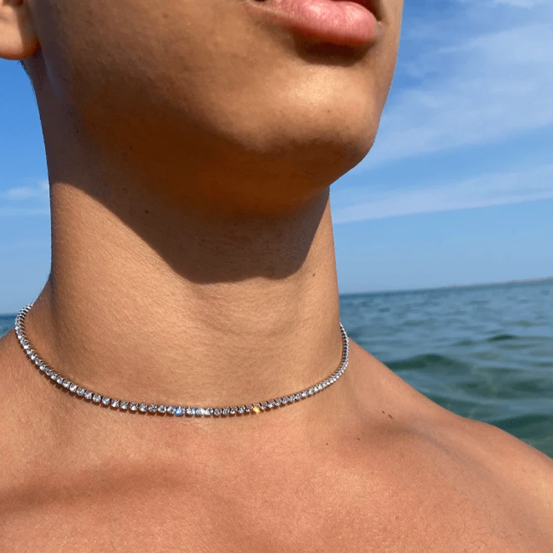 Diamond Clavicle Necklace