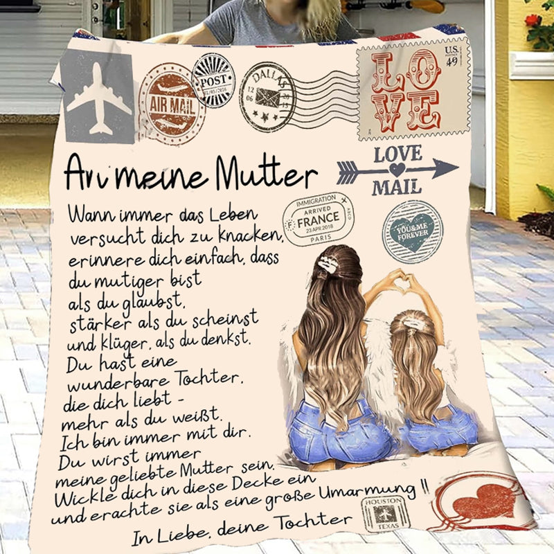 “An Meine Mama” Blanket