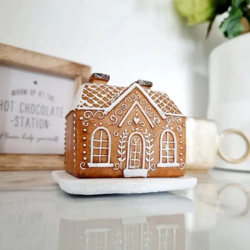 Gingerbread House Incense Cone Burner