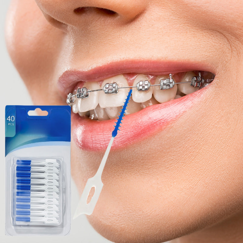 Tooth crevice brush