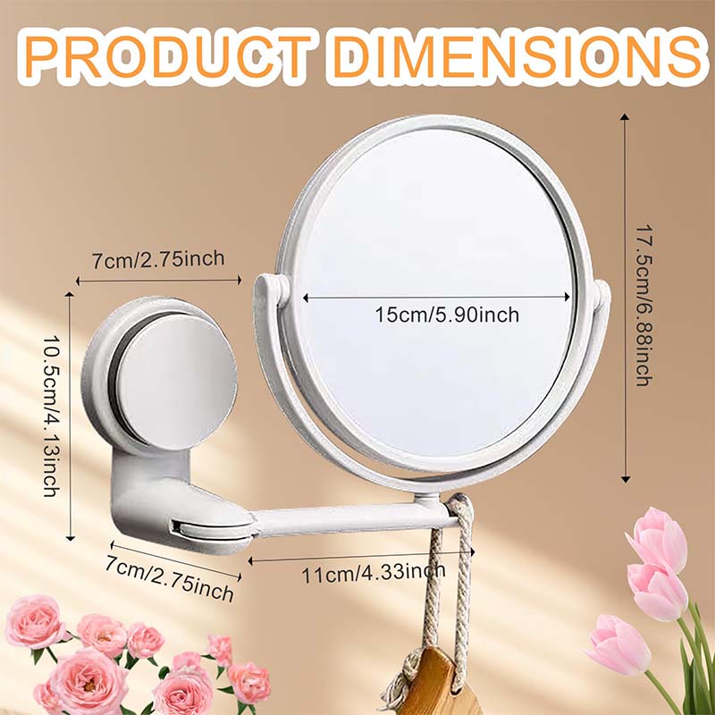 Double-Sided Wall Mounted Mirror