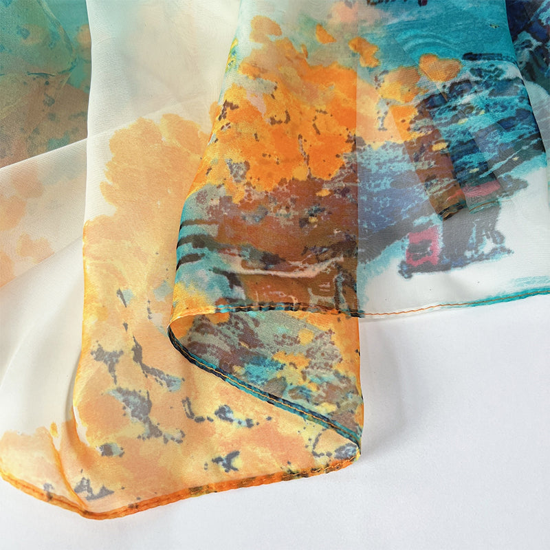 Soft Veil Clouds Late Summer Shawl