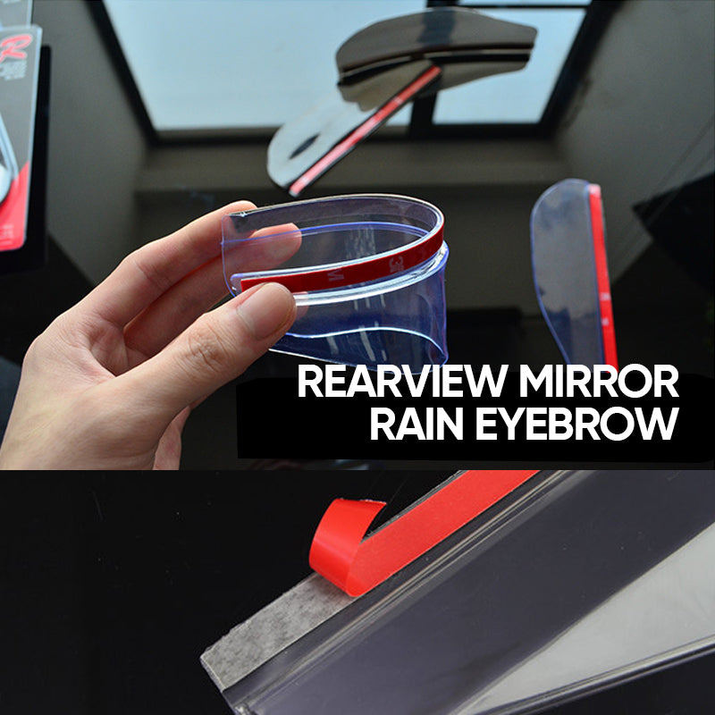 Car Rear View Mirror Sticker Rain Eyebrow