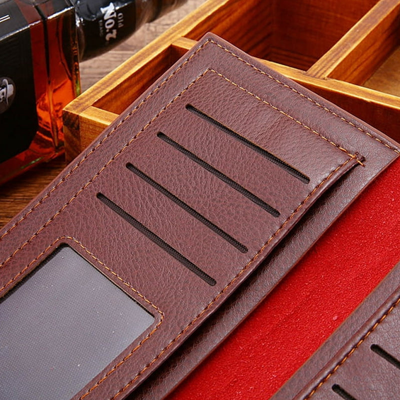 Men's Long Genuine Leather Wallet