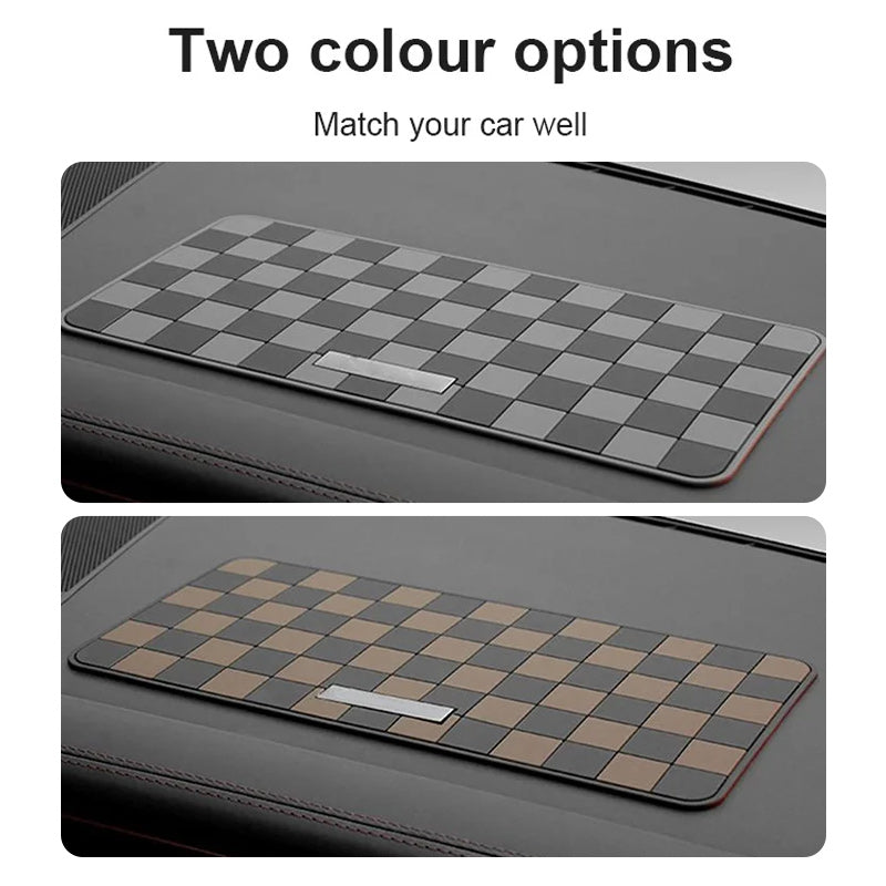 Car High-grade Checkered Non-slip Mat