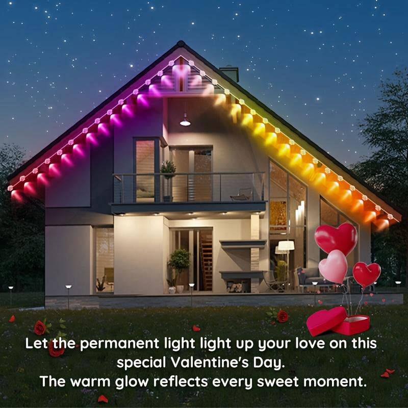 Connectable Outdoor Waterproof Eave Lights