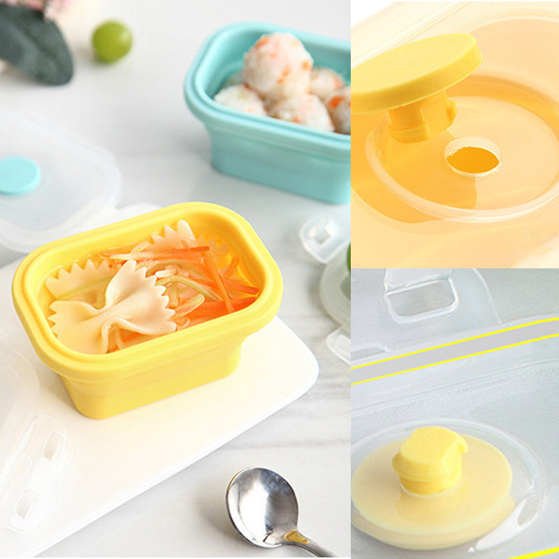 Collapsible Silicone Food Storage Container