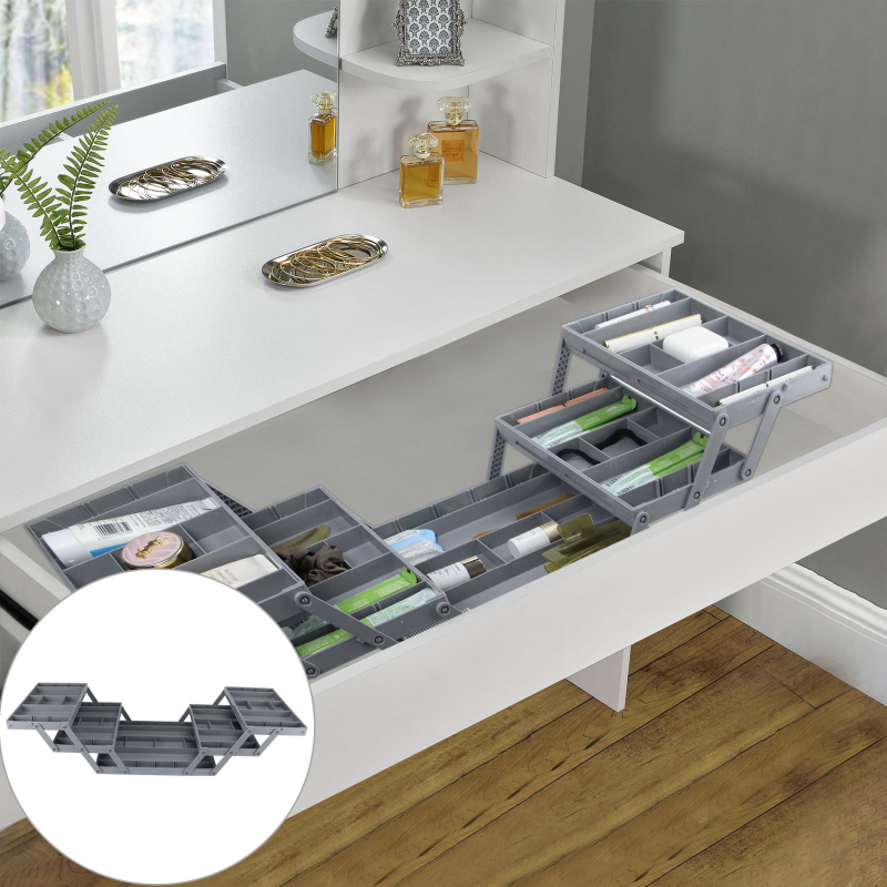 Multi-Level Drawer Organizer Expandable