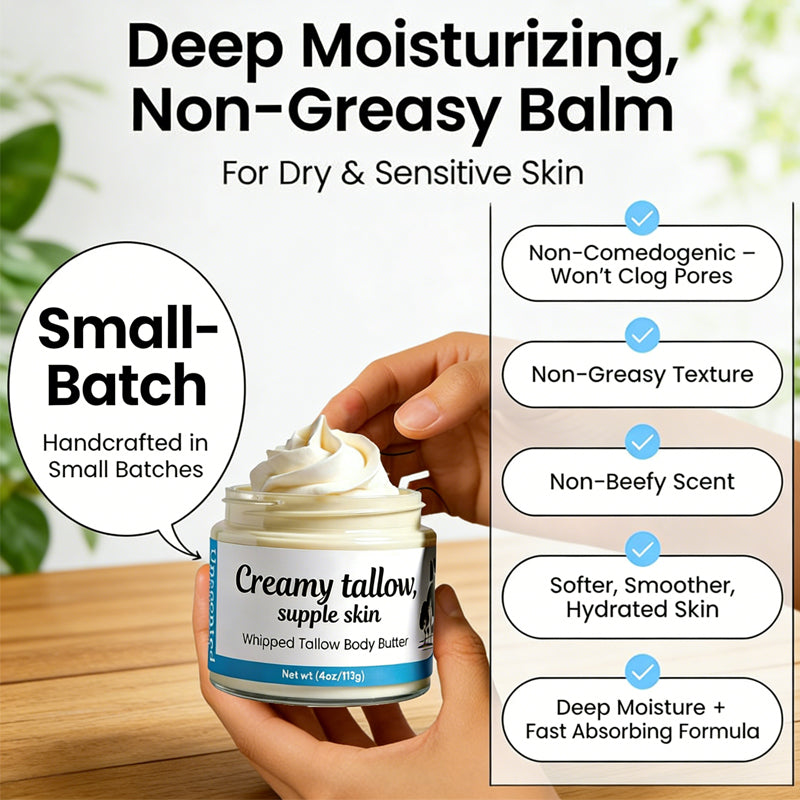 Whipped Tallow Body Butter – Hydrate & Soothe