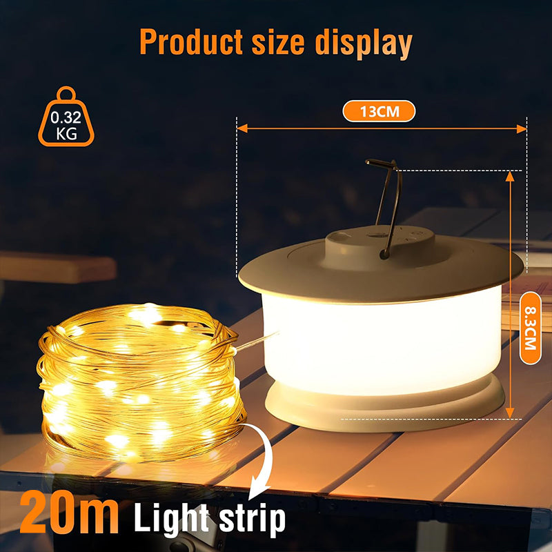 Portable Retractable Outdoor Camping Light Strip