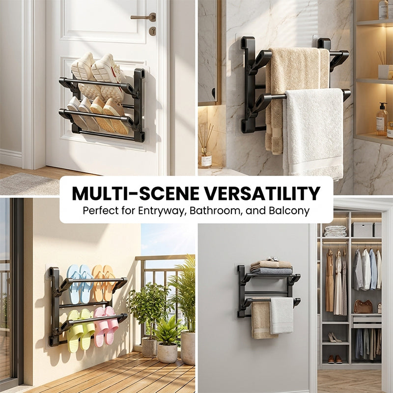 Wall Mounted Shoe Rack