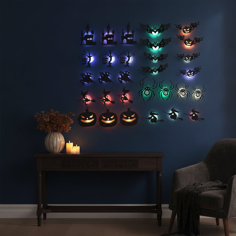 3D Halloween Hollow-Out Wall Stickers