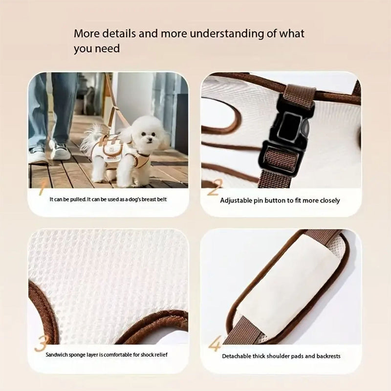Multi-Functional Horizontal Pet Backpack