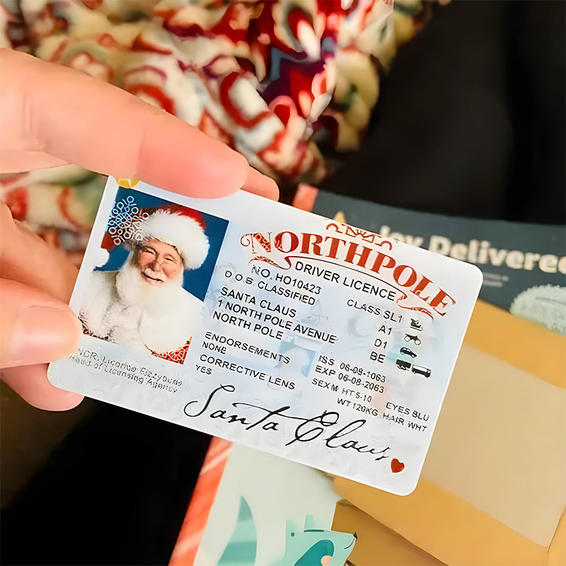 🎅Santa's Lost Drivers License|Funny Gifts For Kids