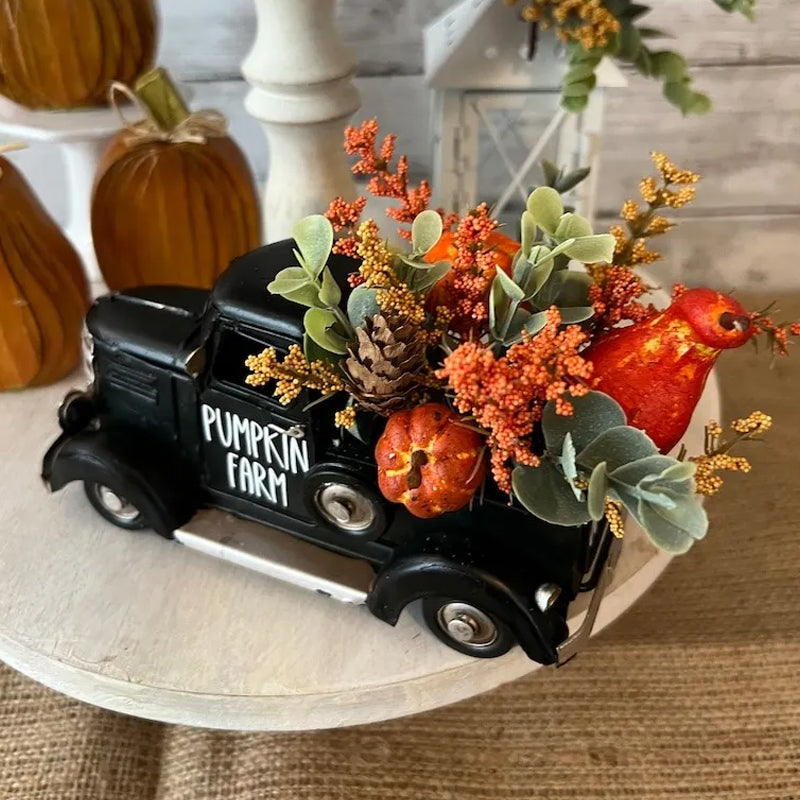 Spring Summer Large Rustic Farmhouse Truck