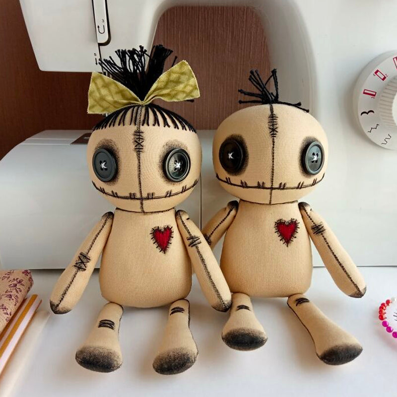 Stuffed Voodoo Doll Sewing Template Set