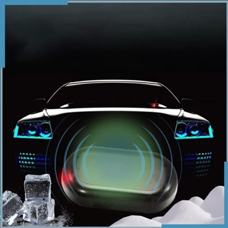 Electromagnetic wave antifreeze and snow removal device