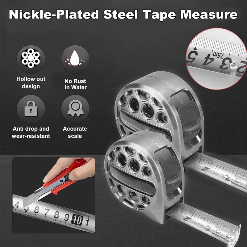 Retractable Tape 16FT Stainless Steel Measuring Tape