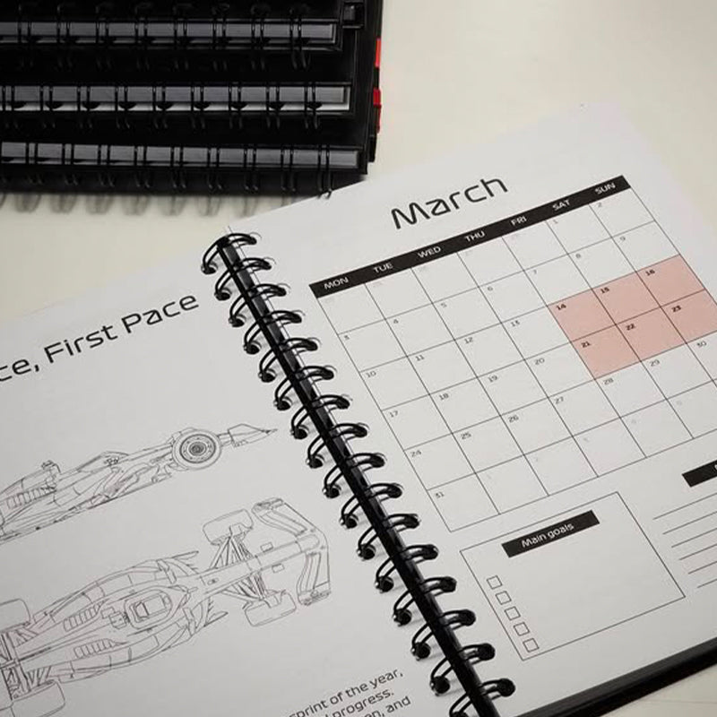 F1 2025 planner and calendar