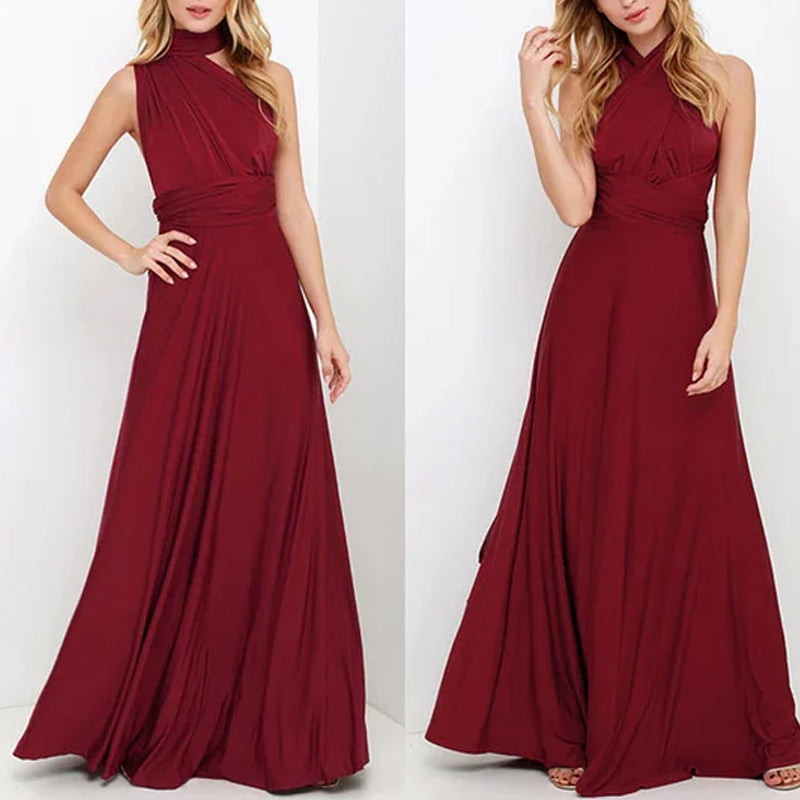 Versatile and Sexy Strap Wrap Dress