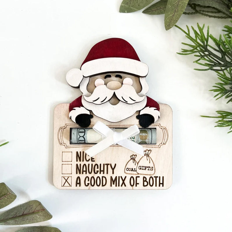 Cute Santa Christmas Money Holder