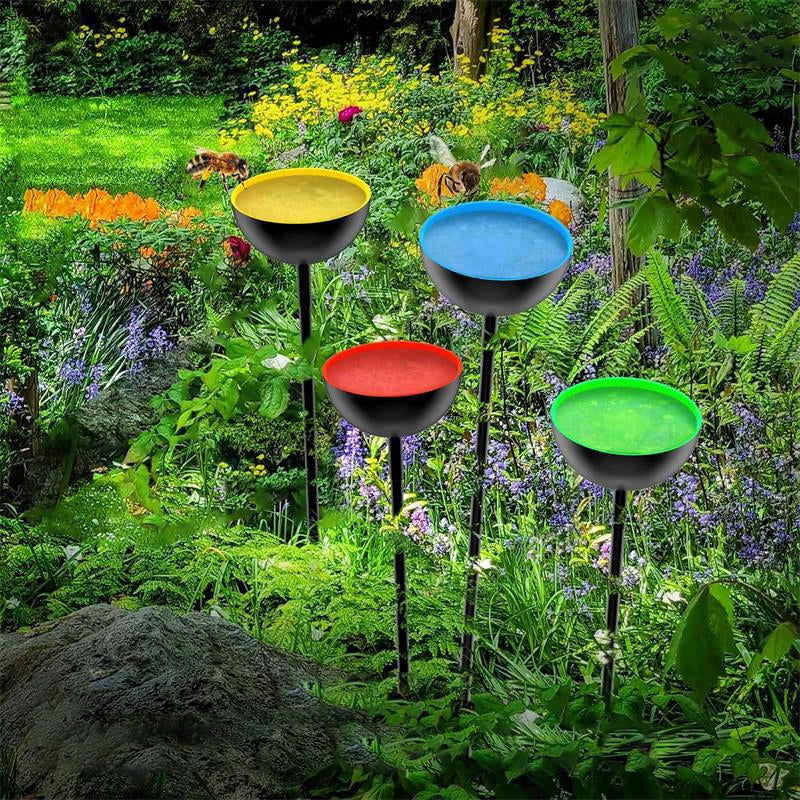 Rusty Rain Catchers Bird Feeder