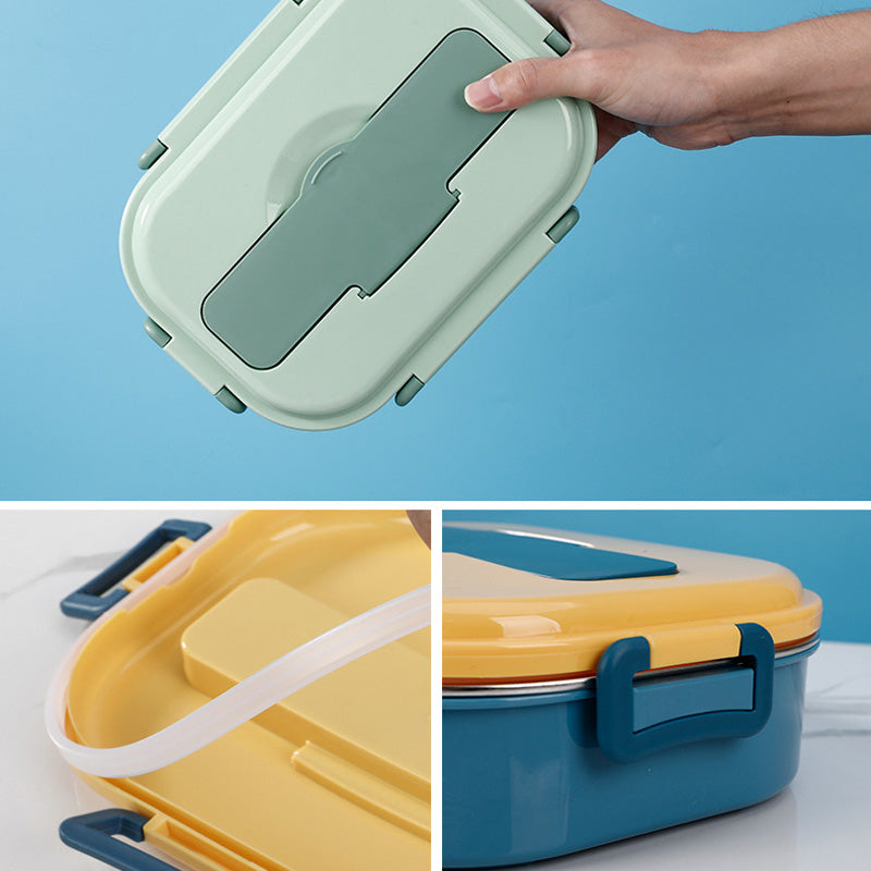 Stainless steel large capacity portable lunch box