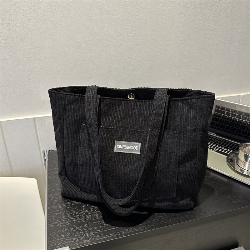 Corduroy Tote Bag