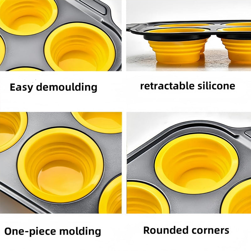 Press-type Silicone Muffin Pans