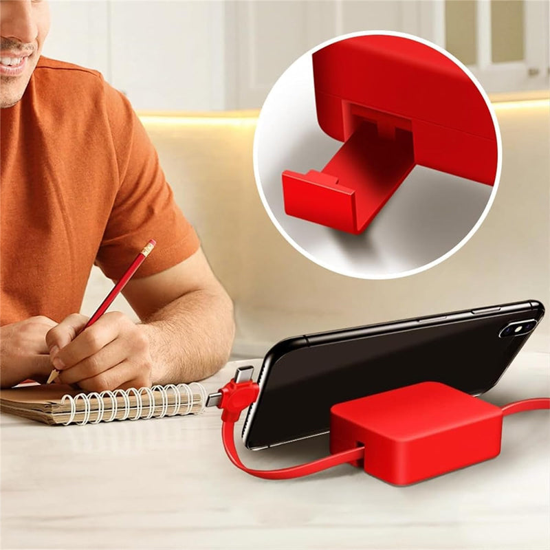 4-in-1 Data Cable Phone Stand