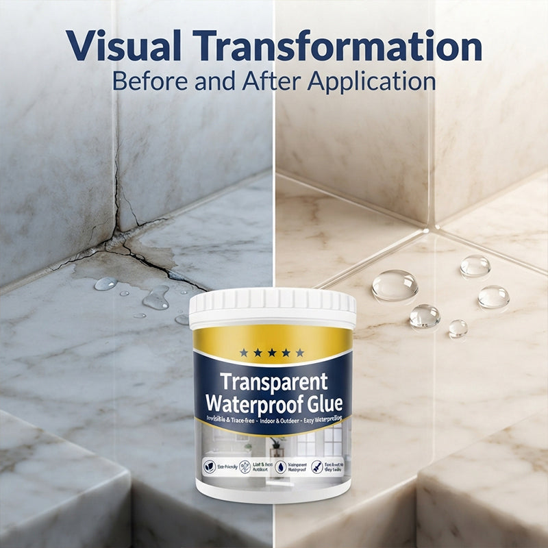 Transparent Waterproof Repair Sealant with Brush