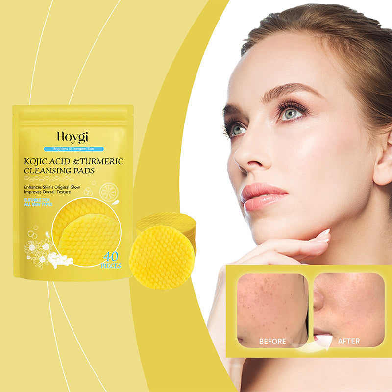 Turmeric Cleansing Exfoliating Pads, Facial Cleansing Skincare