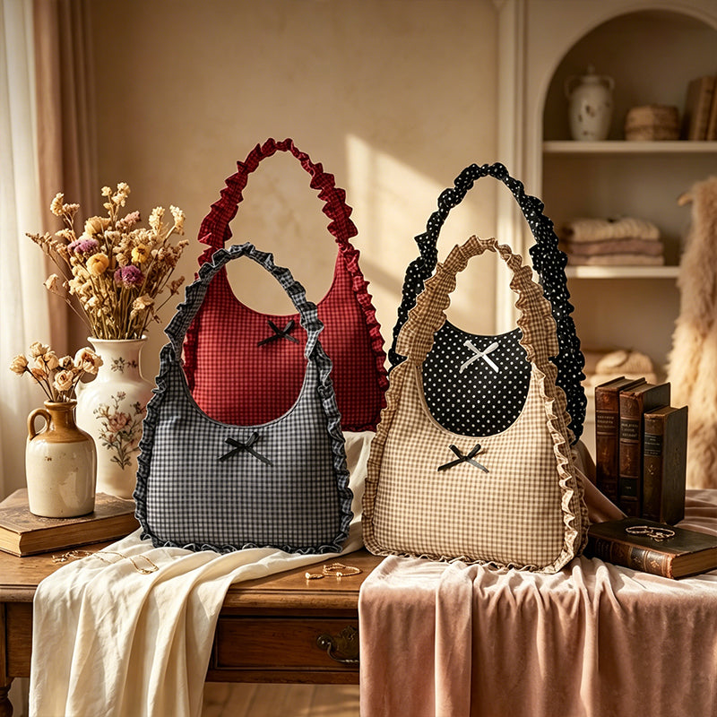 Polka Dot Bow Bag