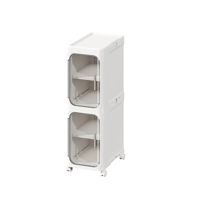 Multi-Tier Narrow Storage Cabinet