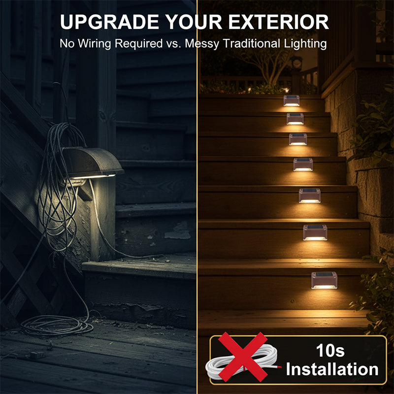 LED solar stair light