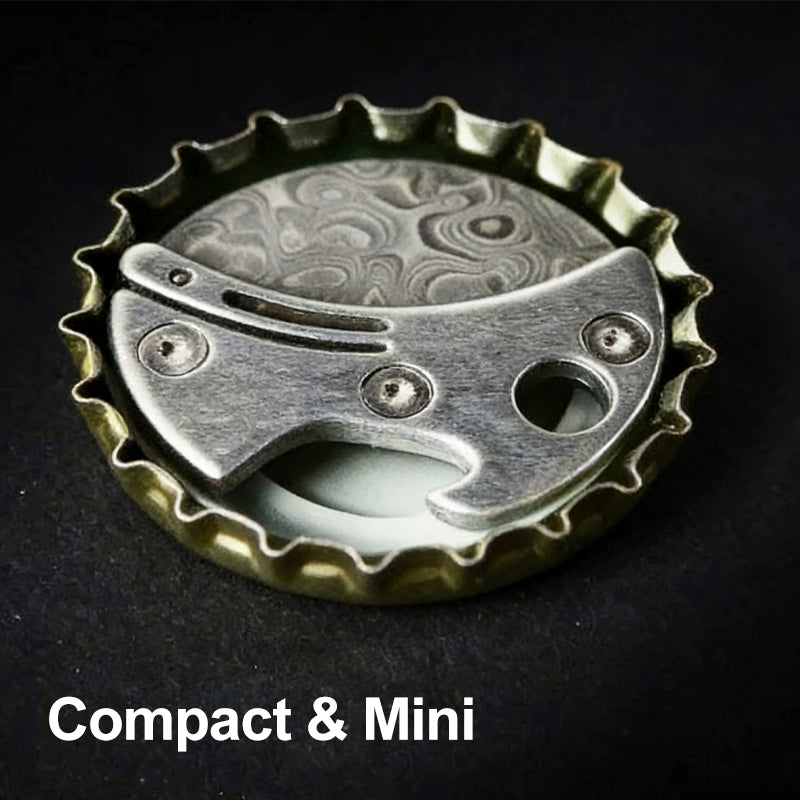 Mini corkscrew and EDC knife