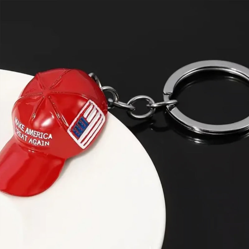 Hip Hop Baseball Cap Keychain