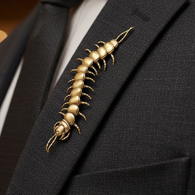 Bold Centipede Shirt Clip