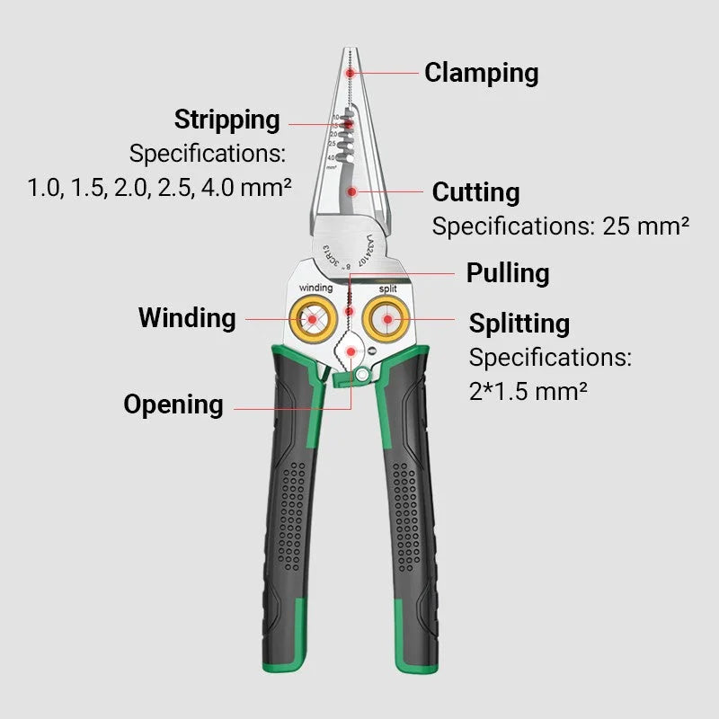 7 in 1  Multi-function Wire Stripping Pliers