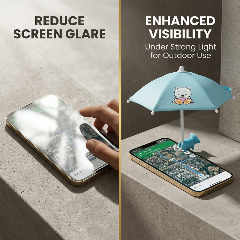 Mobile Phone Outdoor Parasol