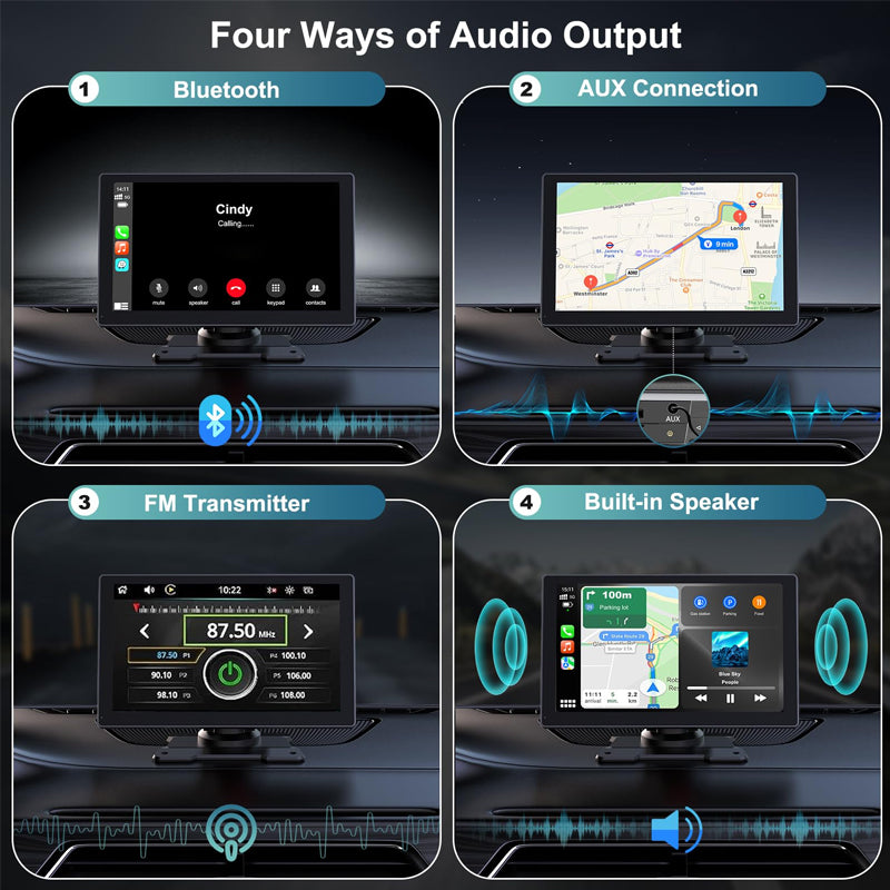 Wireless CarPlay & Android Auto Touch Screen