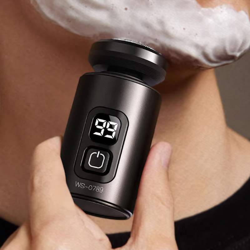 Portable Electric Mini Shaver with Floating Blades