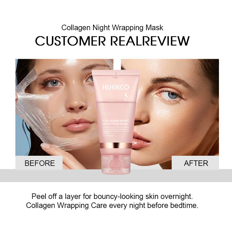 🔥Collagen Overnight Wrapping Peel Off Facial Mask