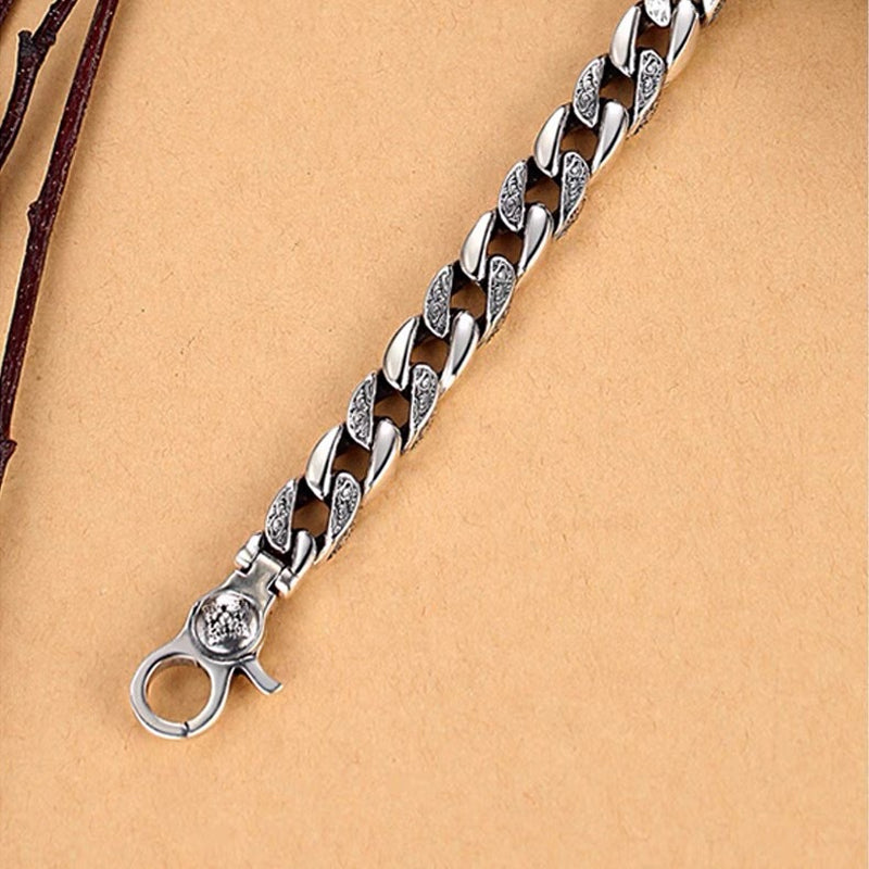 Vintage Rotatable Wide-Band Bracelet