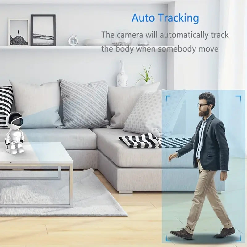 HD Smart Remote Security Camera Robot