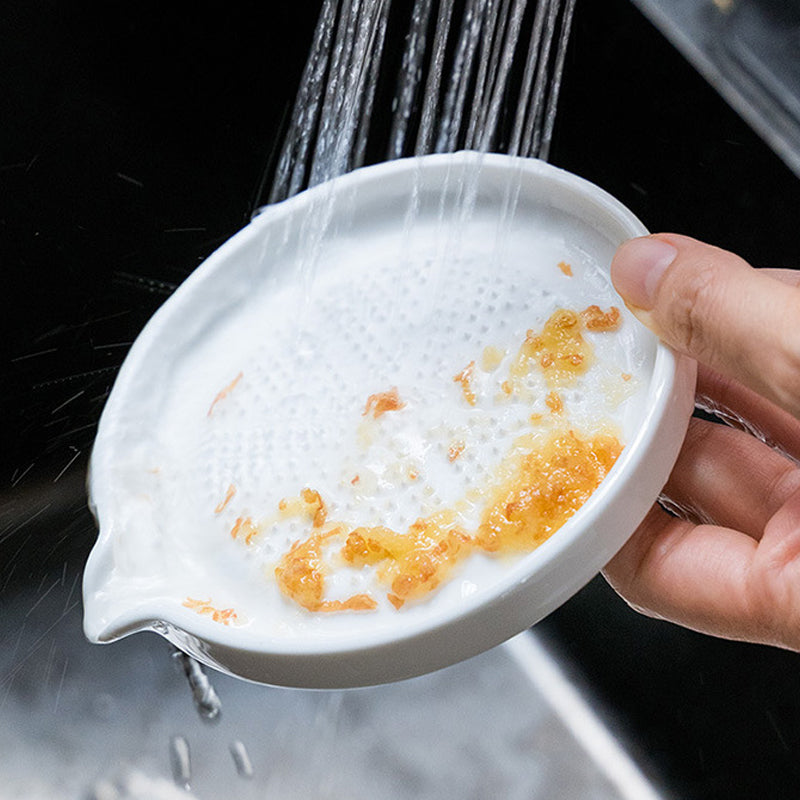 Ceramics Grater Plate with brush