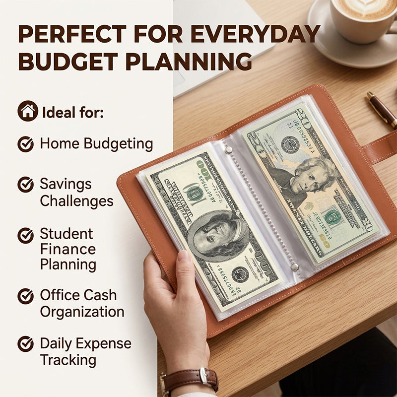 Cash Savings Book Money Binder