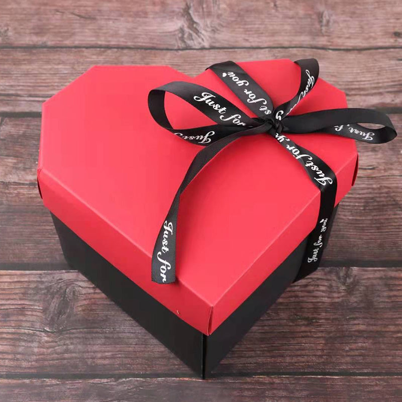 Heart shaped DIY gift box